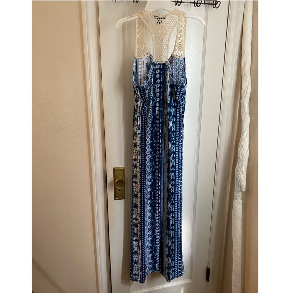 Blue summer tank dress